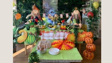 Care home in Hayes goes all out for Harvest Festival